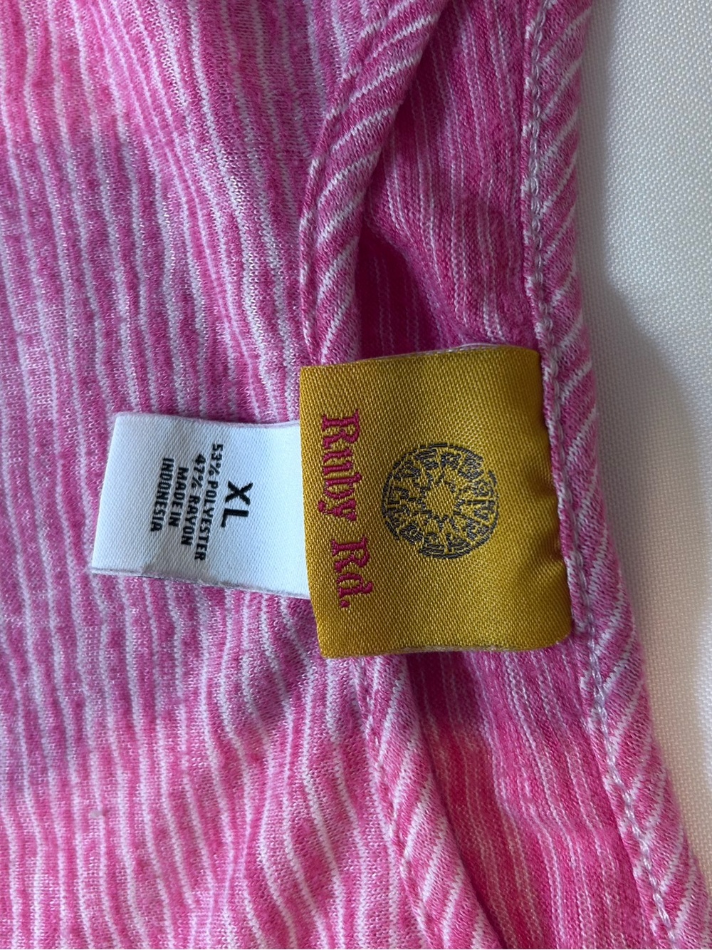 Ruby Rd XL Women’s Striped T-shirt Dress
